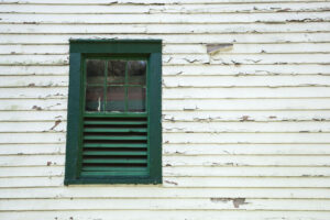 outside wall of home with lead-based paint