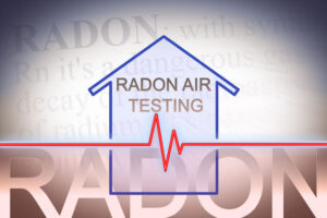 radon testing graphic